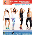 Sublimation Vente en gros de vêtements de sport pour femmes sans couture soutien-gorge sexy et leggings de yoga